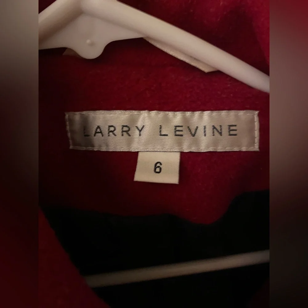 Larry Levine Coat Red - Picture 3 of 3